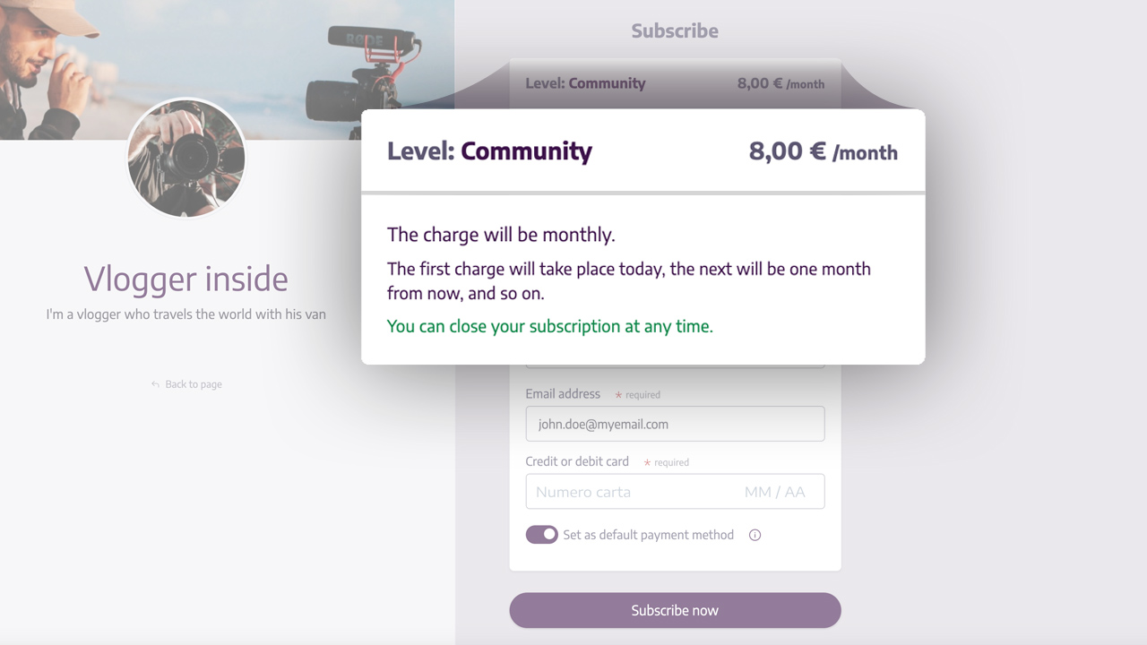 Joinado: Subscription levels - Catch the moment… of enrollement