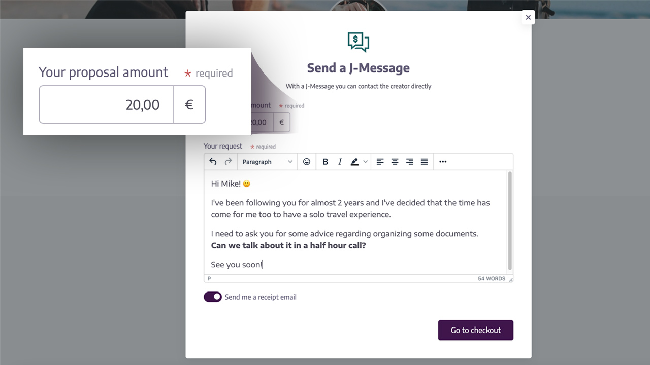Joinado: J-Messages - Create a direct line with your supporters